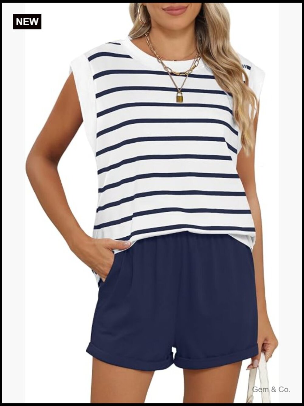 Cap Sleeve 2 Piece Lounge Set with Pockets Matching Summer Outfit